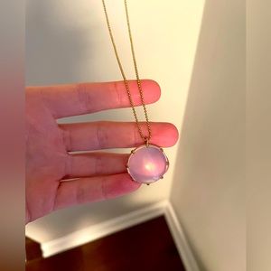 Moonstone long necklace in gold from J. Crew